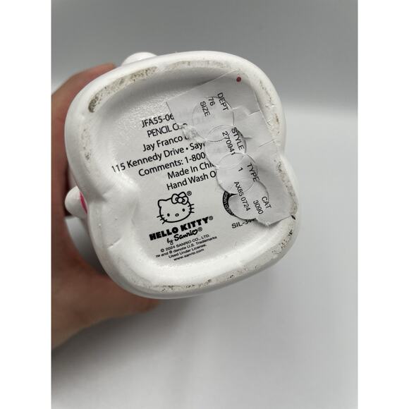 Sanrio Hello Kitty Pencil Cup / Cosmetic Brush Holder NWT Free Shipping - Picture 8 of 8